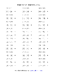 Integers Worksheet 6th Grade Math Printable