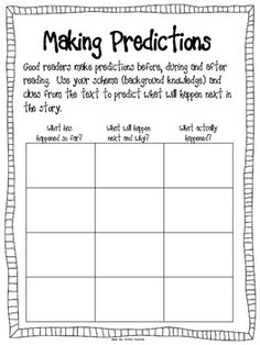 19 Best Images of 2nd Grade Reading Worksheets Predicting - Making