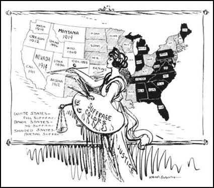 Political Cartoons On Women's Suffrage