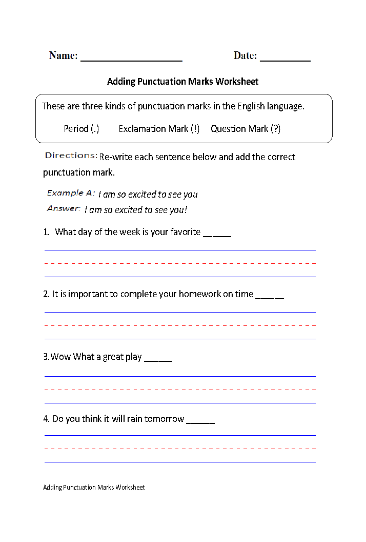 20 Best Images of Capitalization Worksheet For 3rd Grade