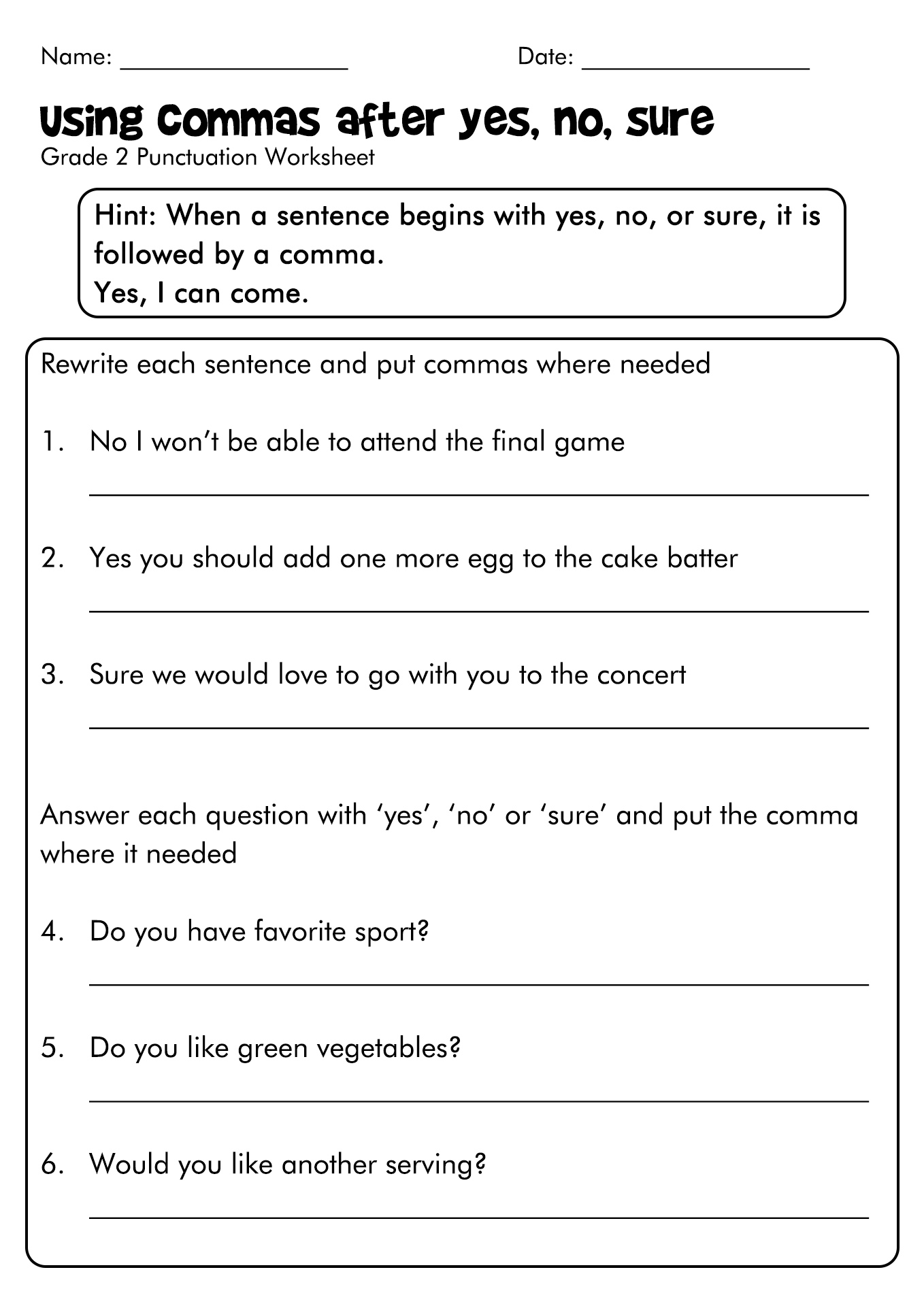 20 Best Images of Punctuation Worksheets For Grade 5 5th Grade
