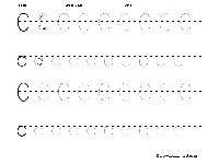 Printable Letter C Tracing Worksheets