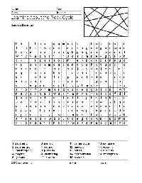 Rock Cycle Word Search Printable