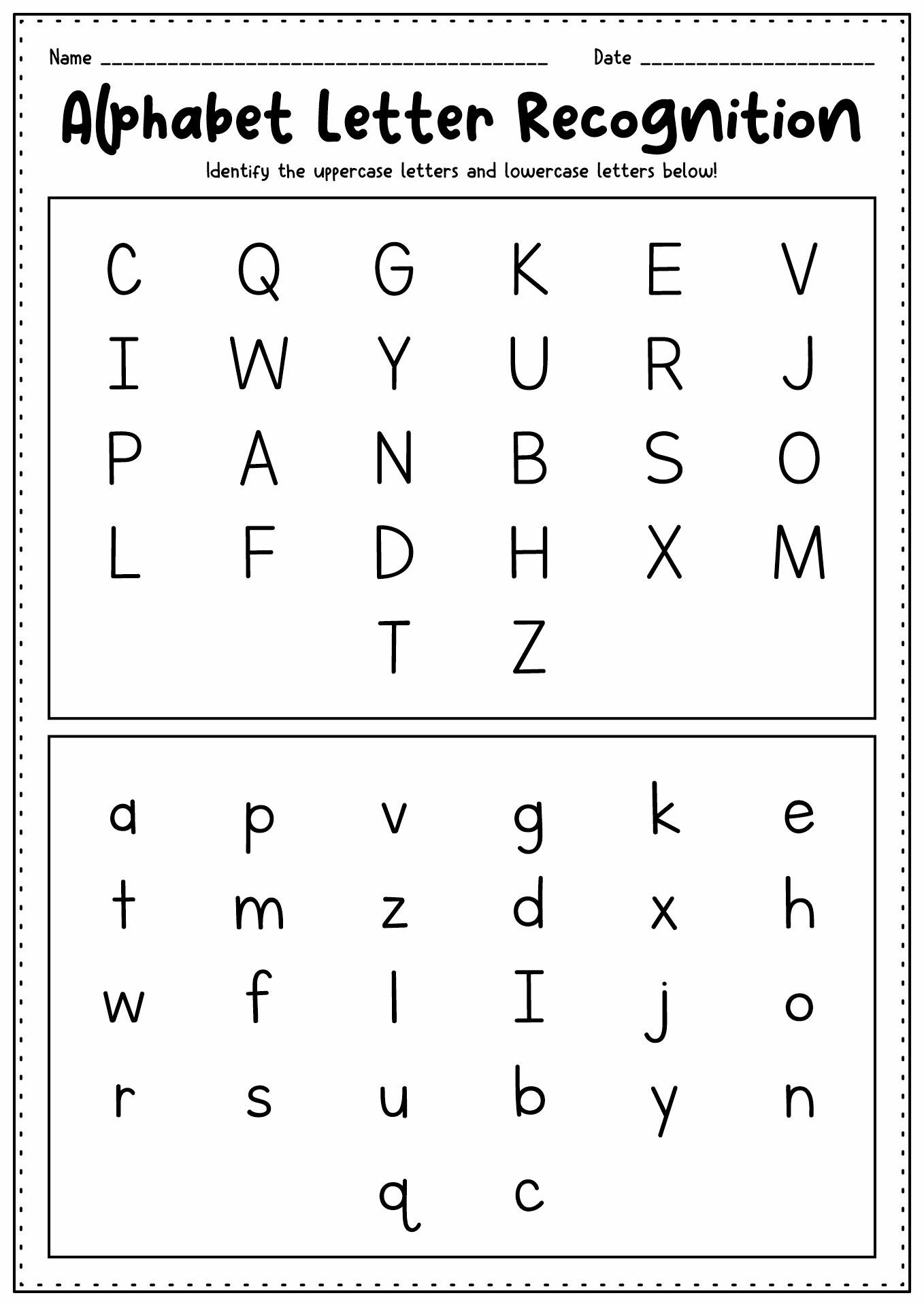 16 Best Images of Alphabet Homework Worksheets - Learning to Write