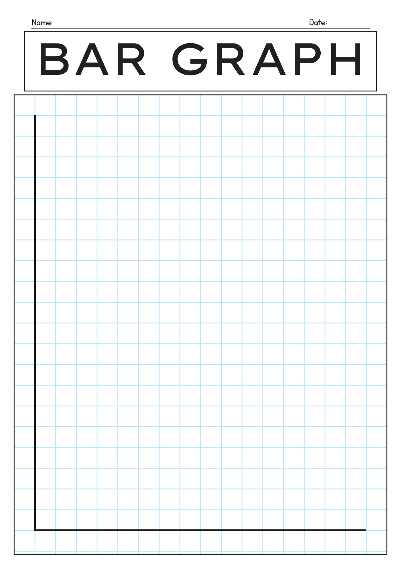 12 Best Images Of Bar Graph Chart Worksheet Blank Bar Graph Template