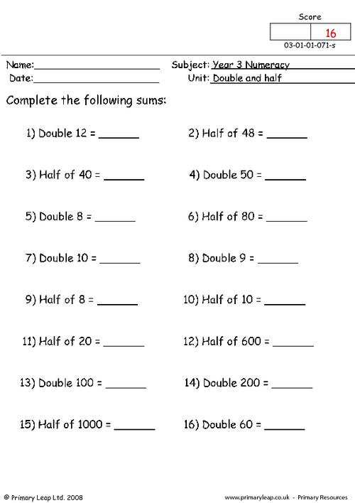 halves-and-doubles-worksheet