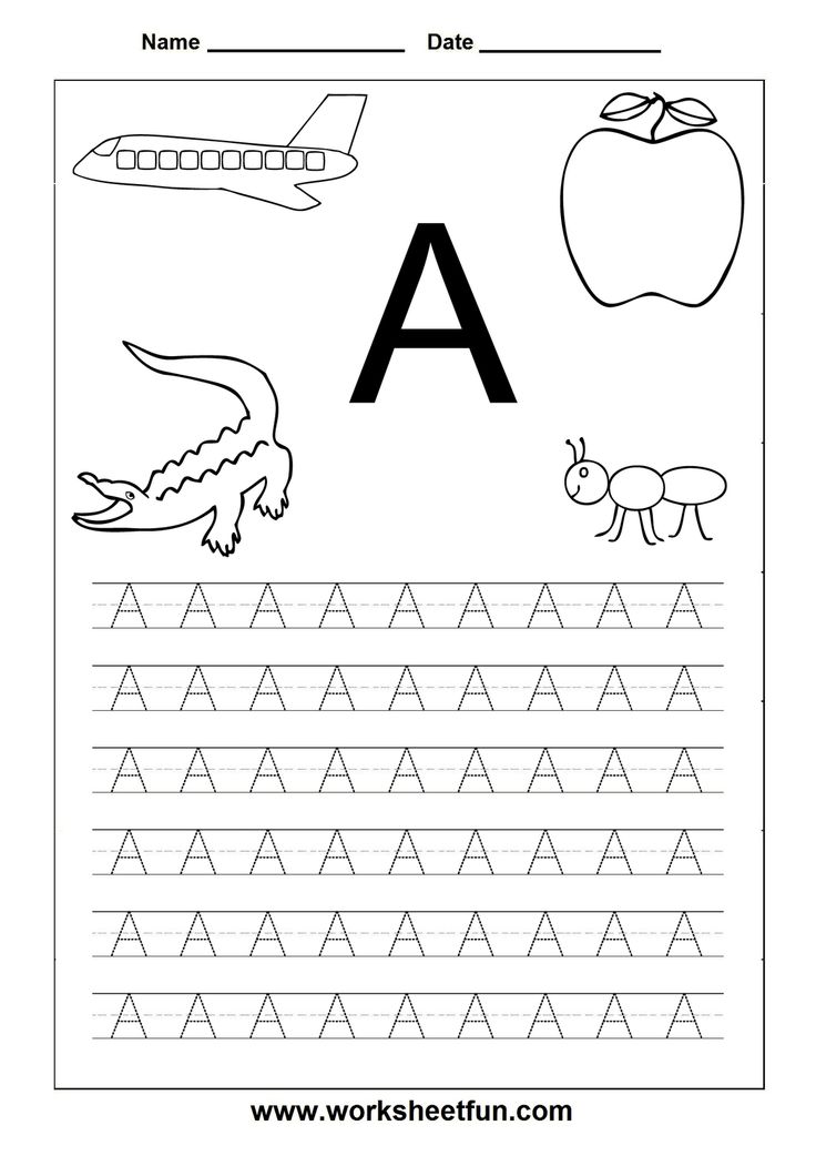  Printable Alphabet Letter Tracing Worksheets