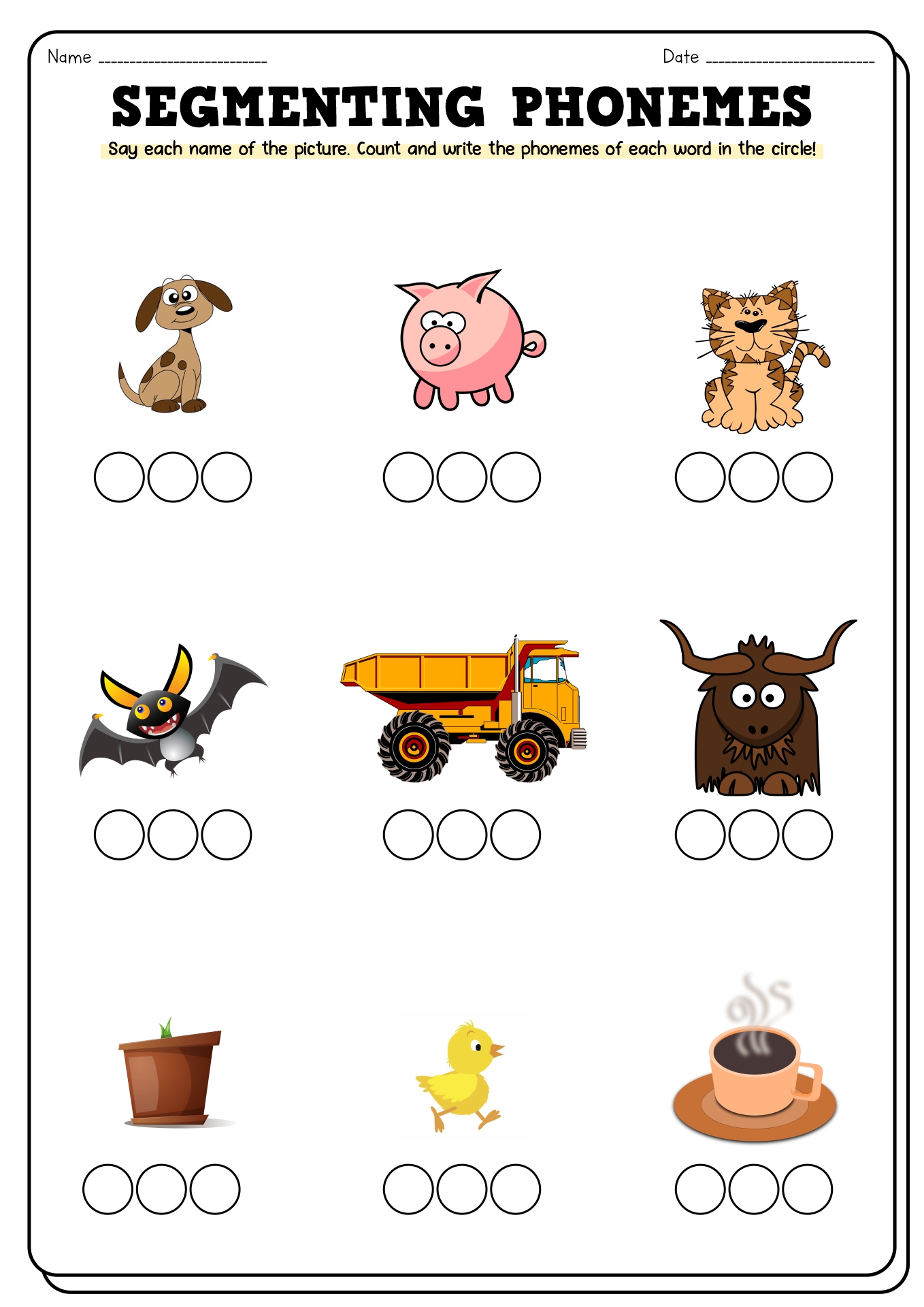 14 Best Images of Blending Words Worksheets For Kindergarten - Initial