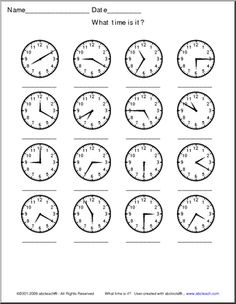 Telling Time Worksheets 2nd Grade