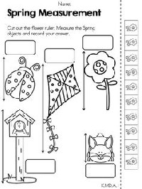 Kindergarten Spring Math Worksheets