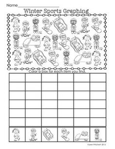 Winter Graphing Worksheets