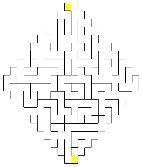 Diamond Maze Printable