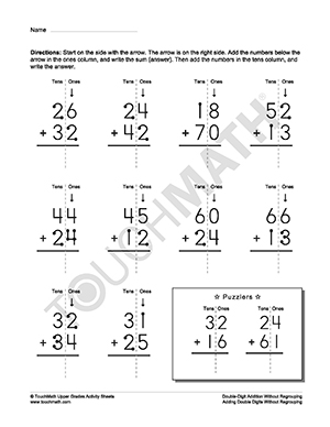 18 Best Images of Double Addition Worksheets Without Regrouping
