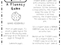 First Grade Reading Fluency