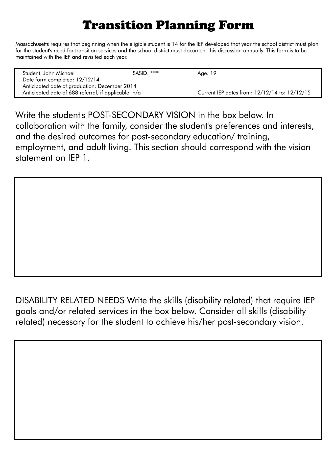 11 Best Images Of IEP Planning Worksheet IEP Checklist Form High