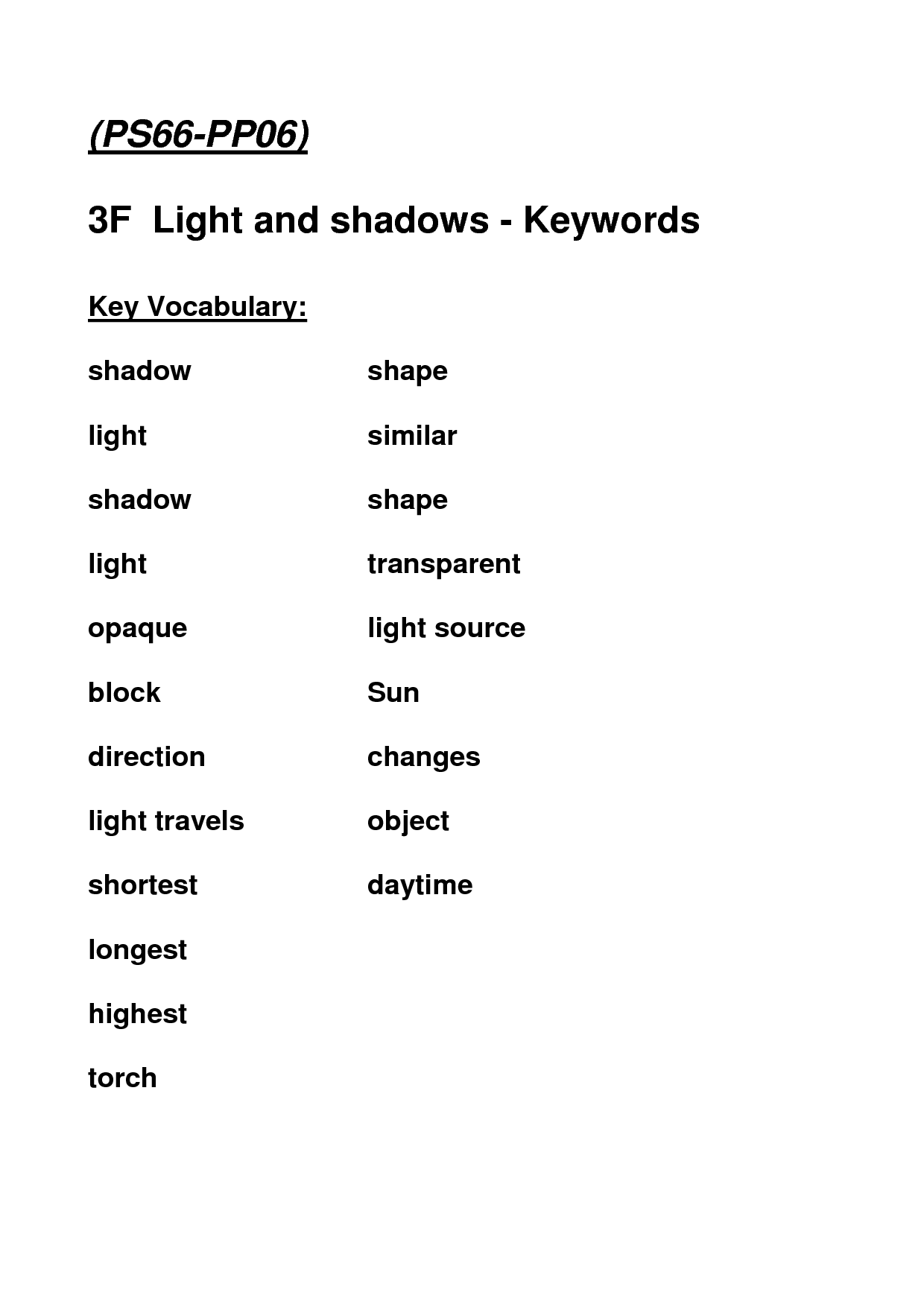 12 Best Images of Worksheets On From The Sun Shadows - Shadow and Light