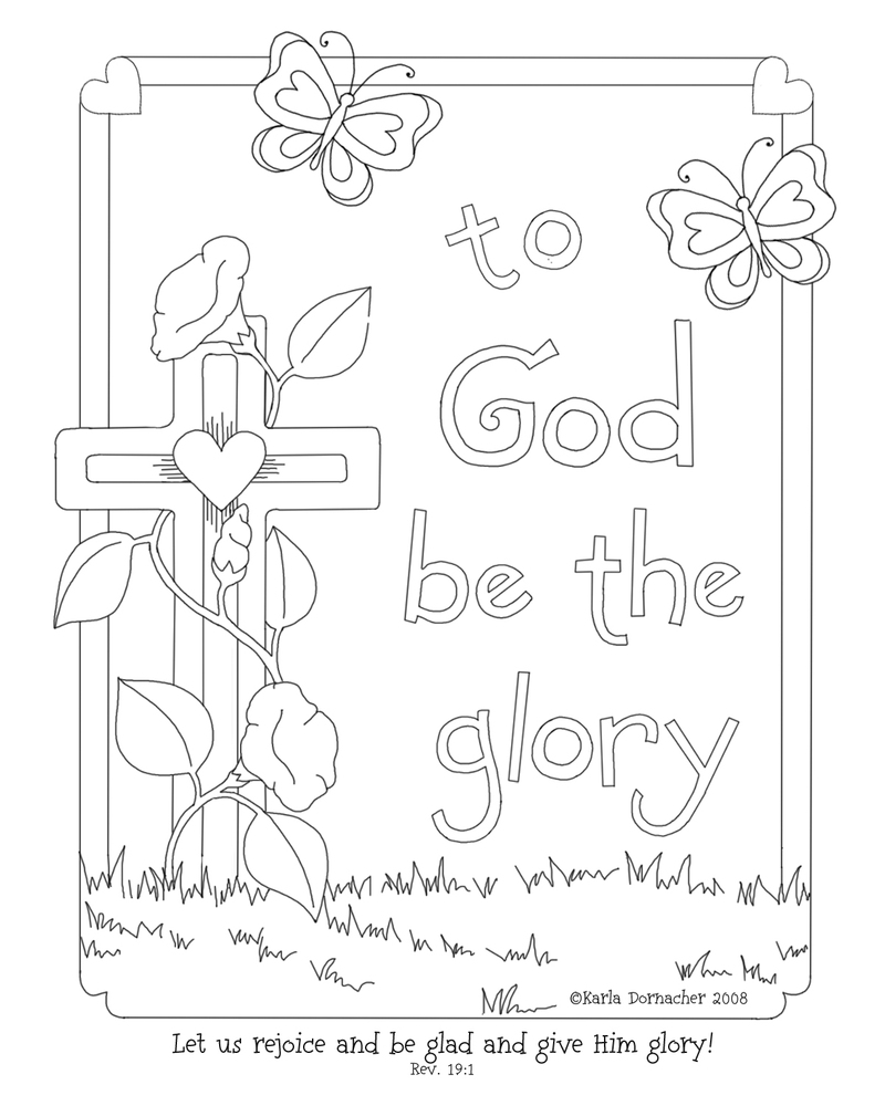 Free Printable Sunday School Sheets