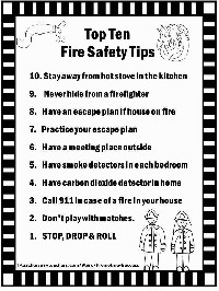 Free Printable Fire Safety Worksheets
