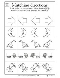 Preschool Worksheets Left and Right