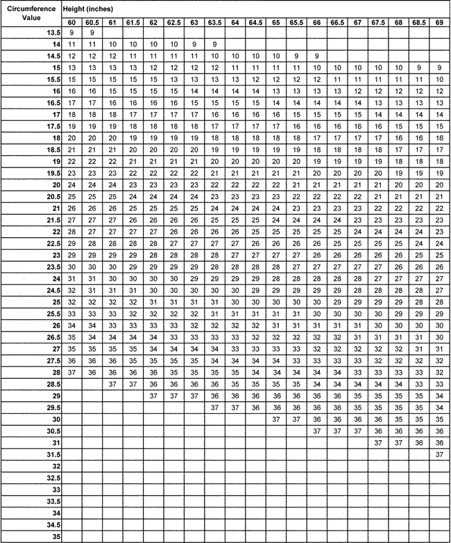 Army Body Fat Worksheet