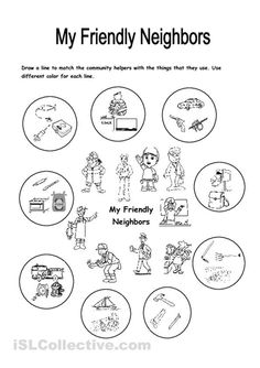 13 Best Images of Worksheets About The Community Printable
