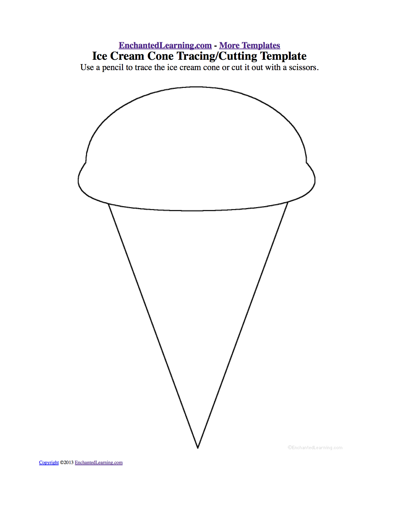 Printable 3d Ice Cream Cone Template Printable Word Searches printable-3d-ice-cream-cone-template-printable-word-searches