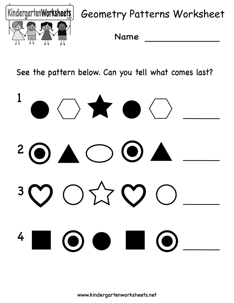 8 Best Images of ABC Pattern Worksheets Kindergarten - Winter Pattern