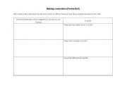 Making Connections Text to Self Worksheet