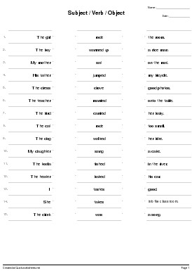 15 Best Images of Fill In The Verb Worksheet - Subject Verb Agreement