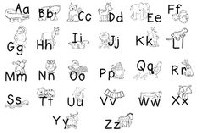 Free Zoo Phonics Alphabet Printables