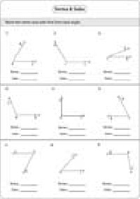 Sides Vertices and Angles Worksheets