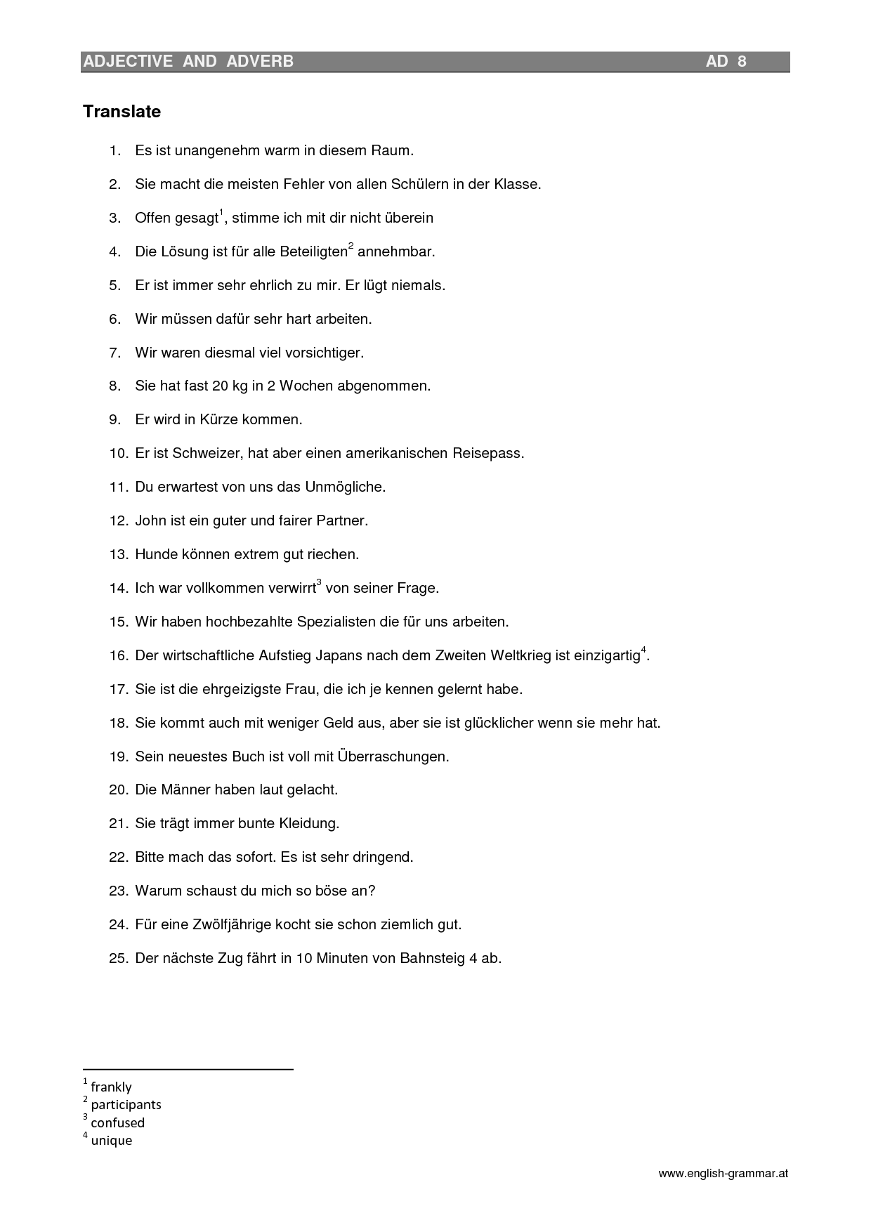 Adjective Clauses Worksheet High School