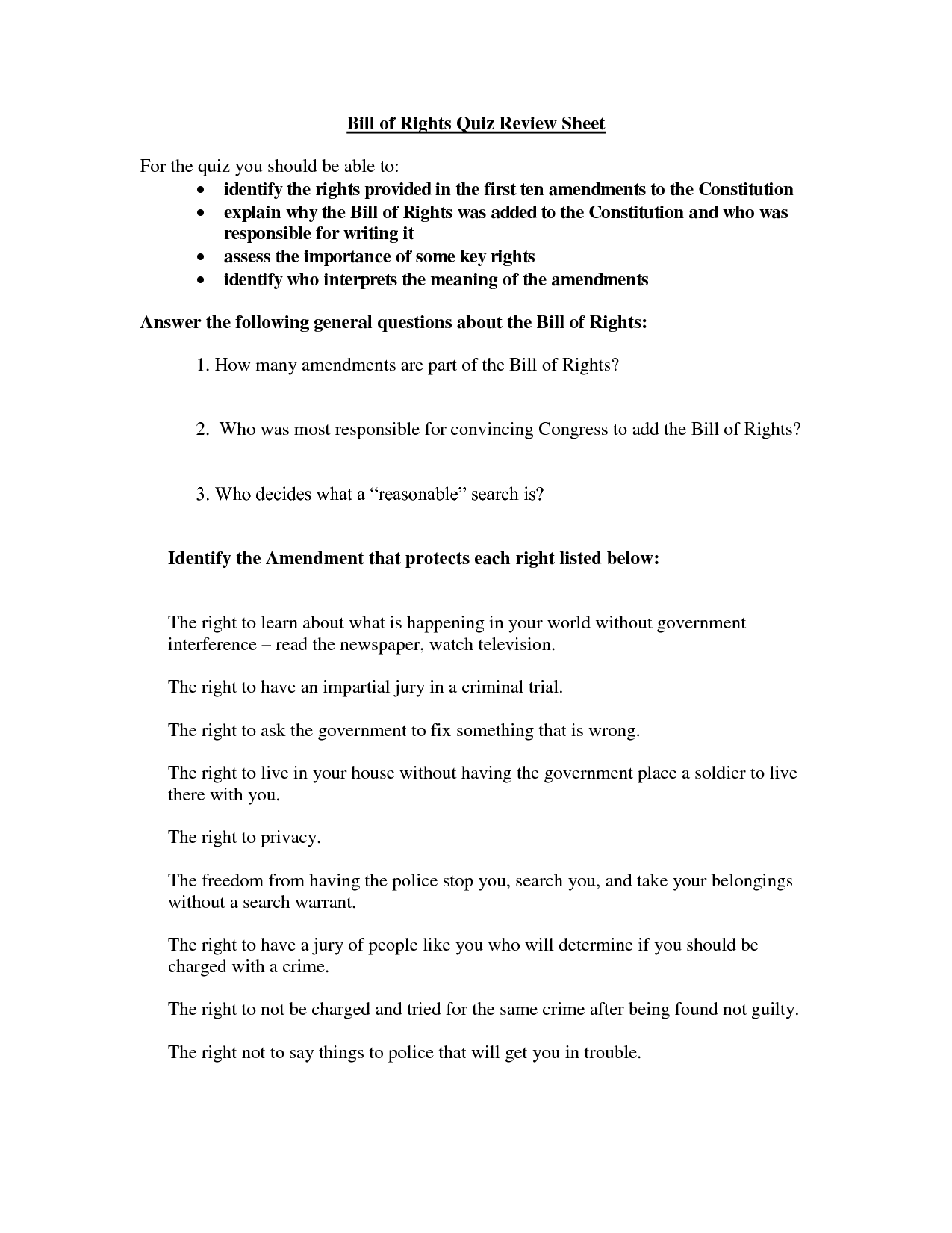 11 Best Images of The Second Amendment Today Worksheet 2nd Amendment