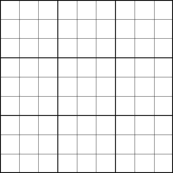 Blank Sudoku Grids Printable 4 X 4 Grids