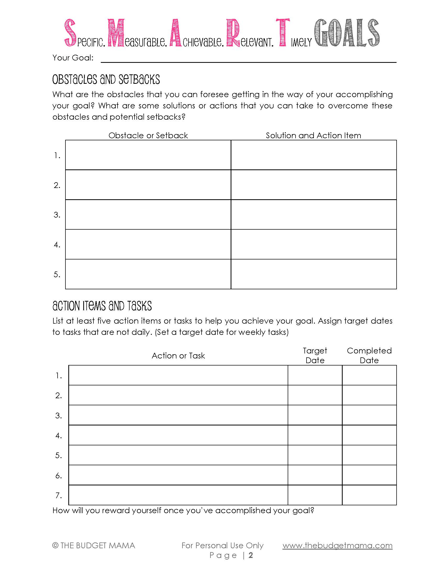 setting-goals-worksheet