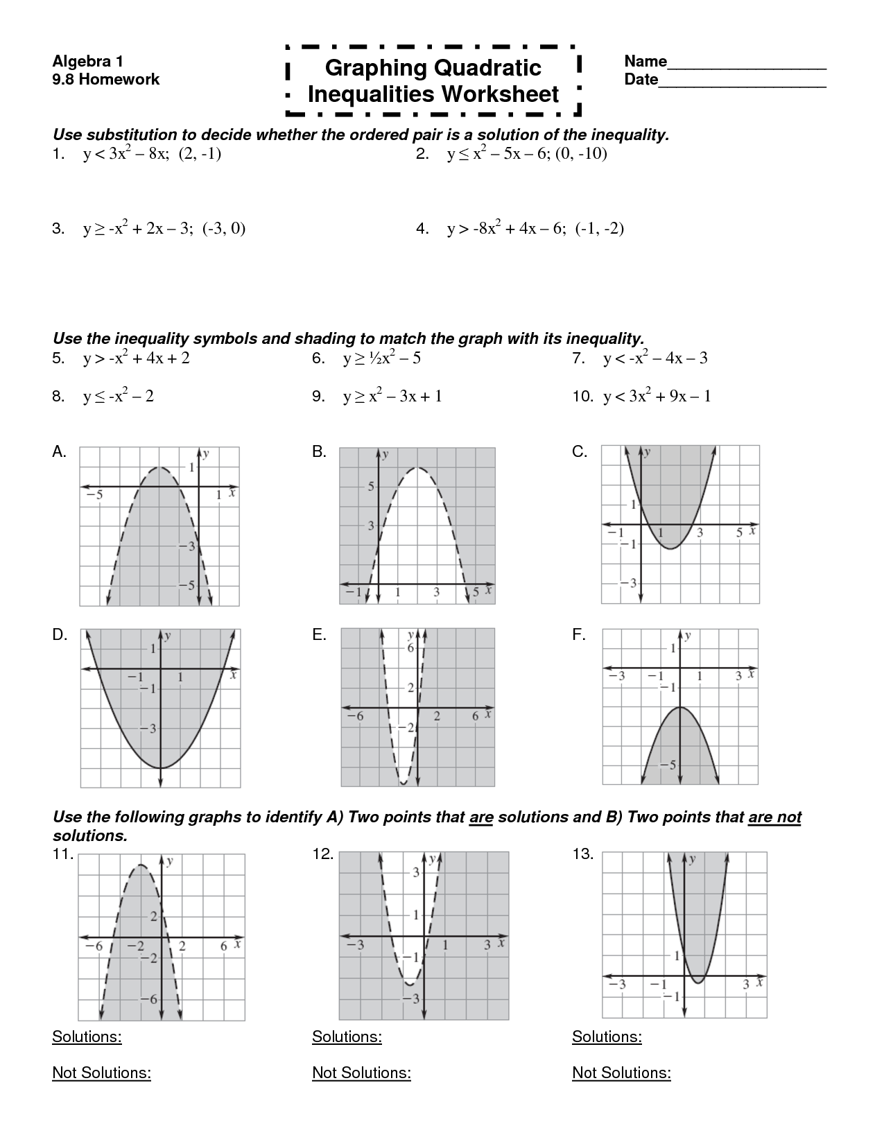 Systems Of Linear Equations Worksheet