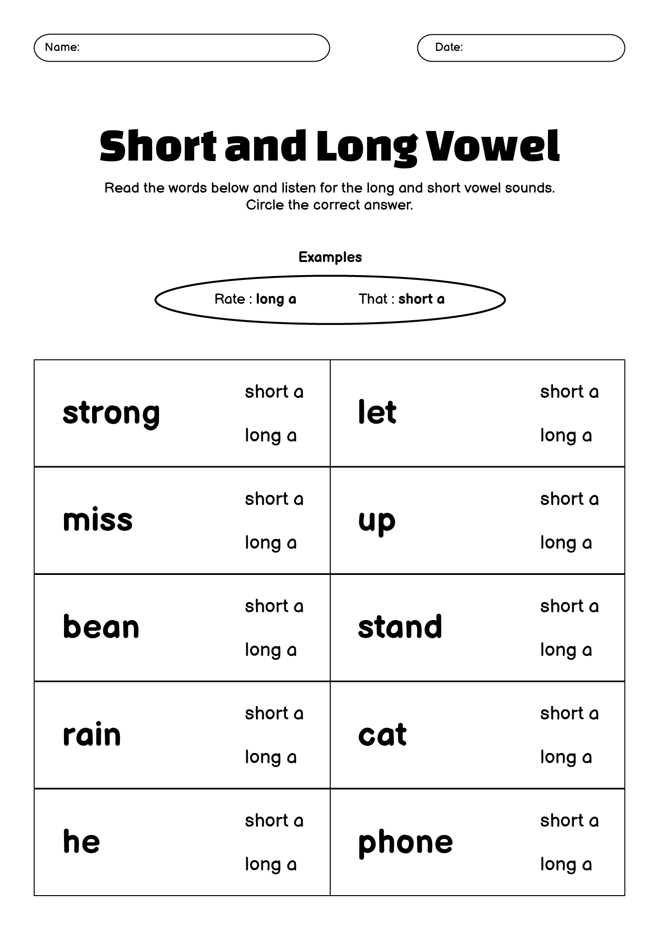 Long Vowel Sounds Coloring Worksheets Coloring Pages