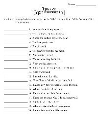 5 Grade English Worksheets