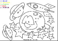 Subtraction Coloring Pages