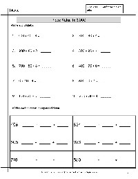 Write Numbers in Expanded Form Worksheet