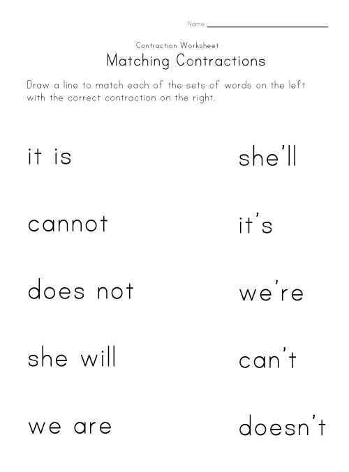 12-best-images-of-contraction-sentences-worksheets-contraction-worksheets-1st-grade