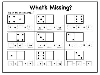 16 Best Images of Domino Addition And Subtraction Worksheet - Blank