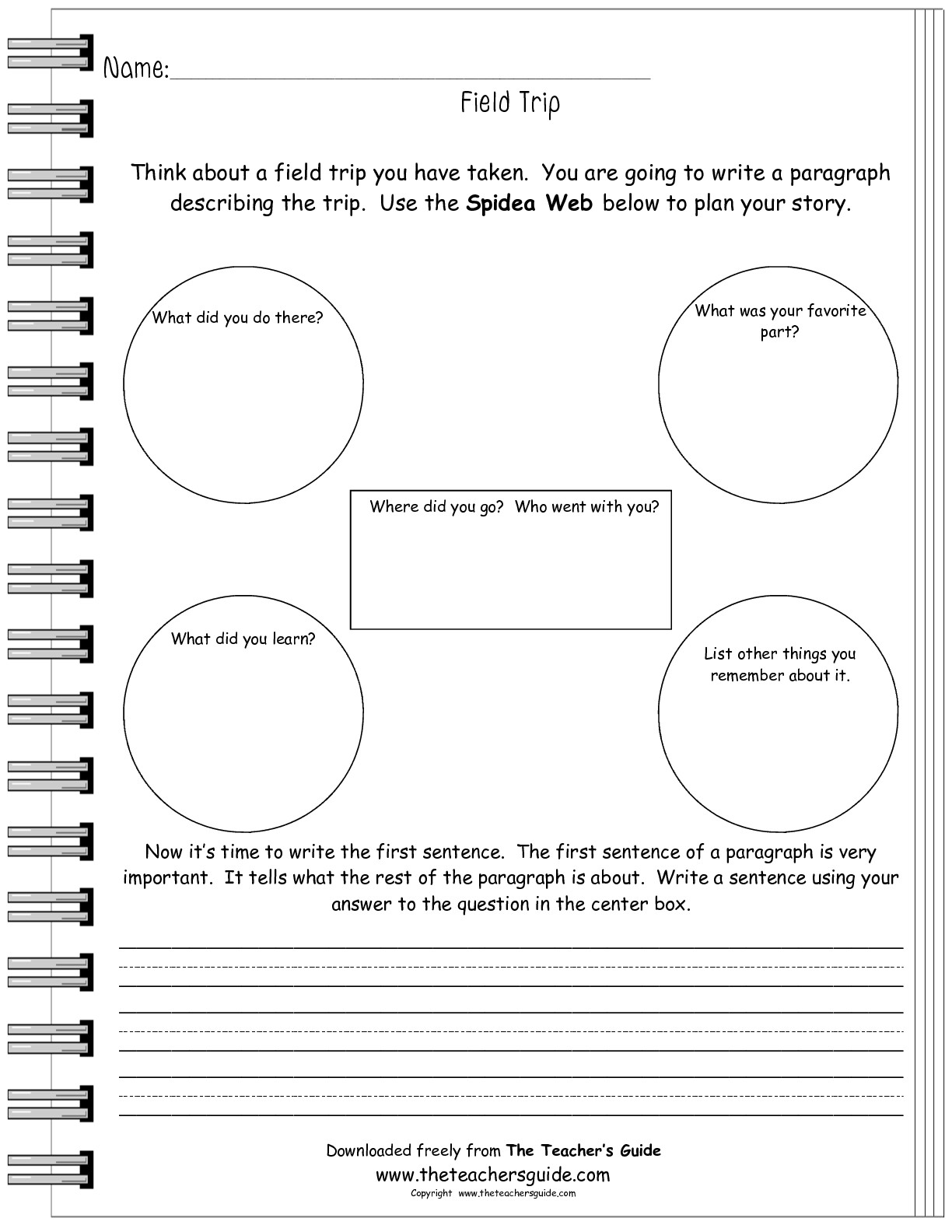 5th grade essay writing worksheets