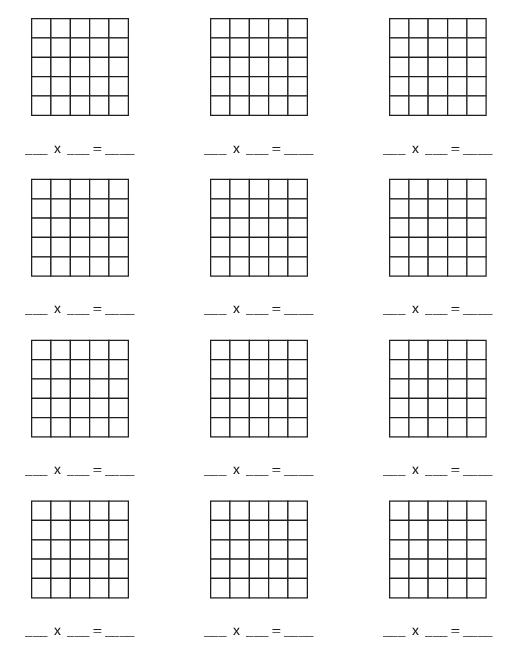 16 Best Images of Multiplication Array Worksheets On Graph - Array