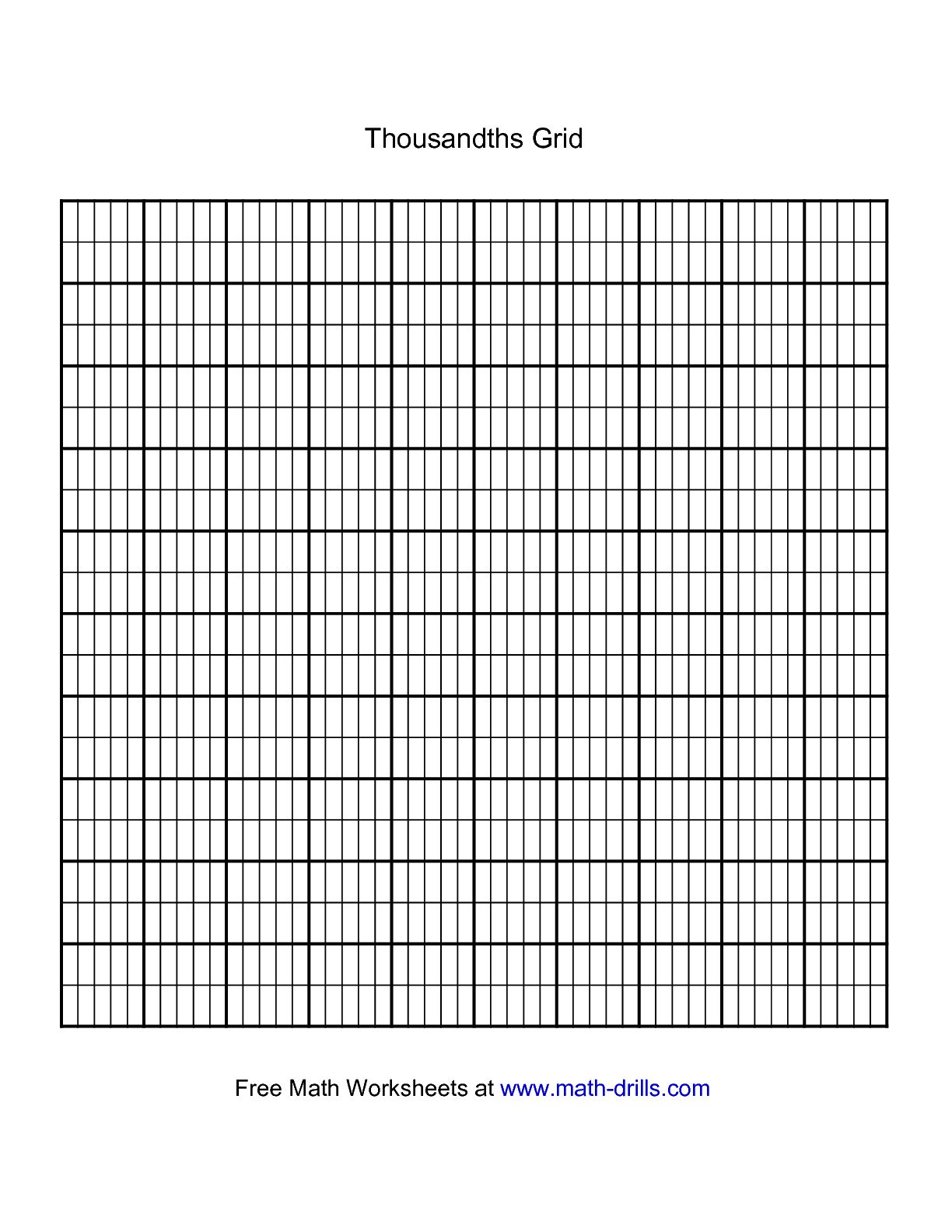 Insane Hundredths Grid Printable Aubrey Blog