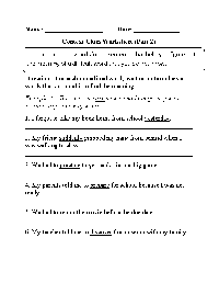 Context Clues Worksheet 6th Grade