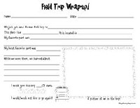 Free Field Trip Worksheets