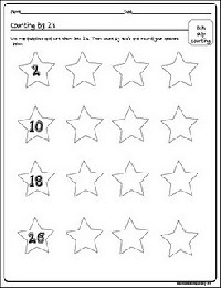 Skip Counting by 2s Worksheets