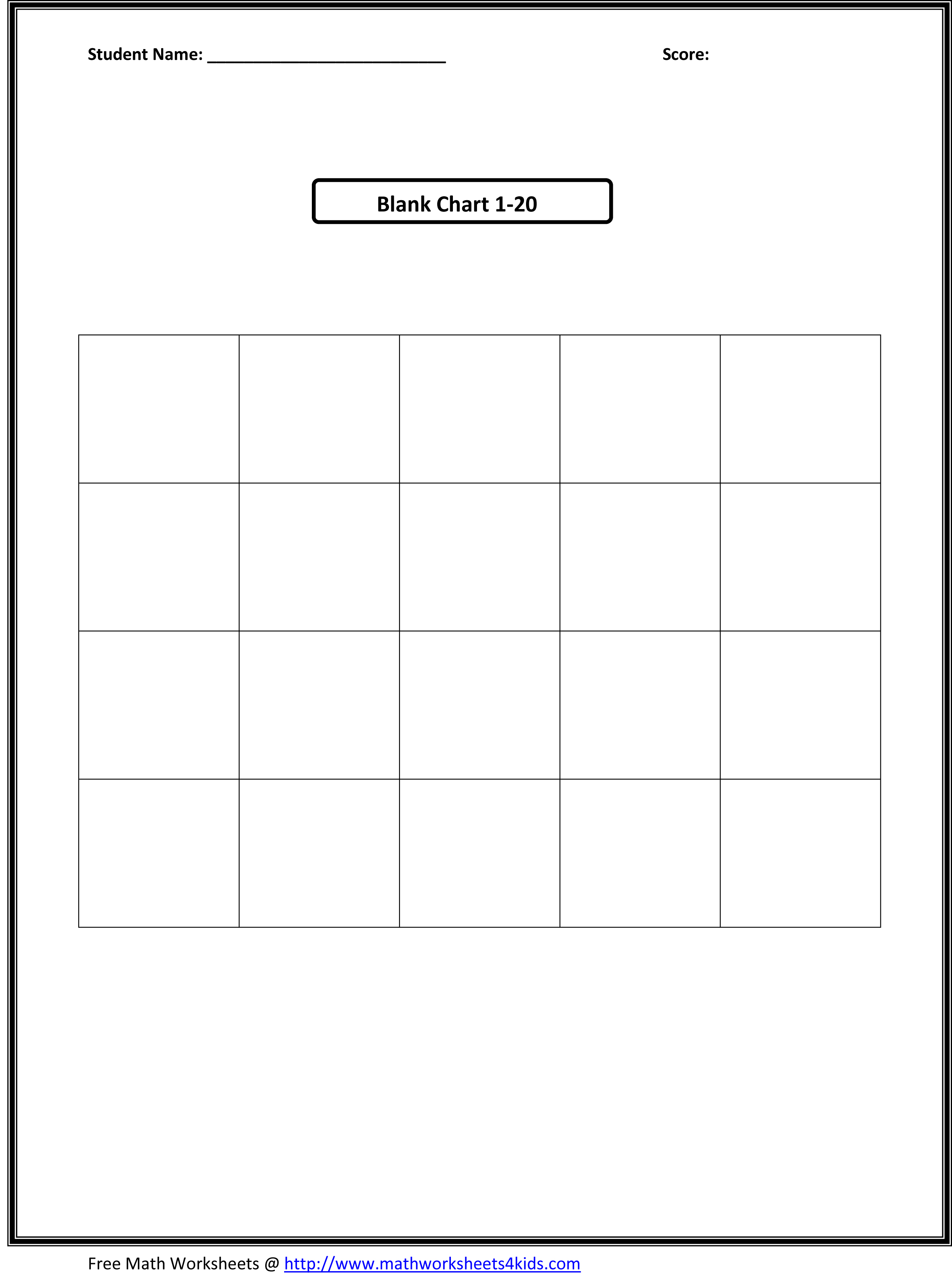 12 Best Images of Numbers 1 -100 Worksheet - First Grade Worksheets