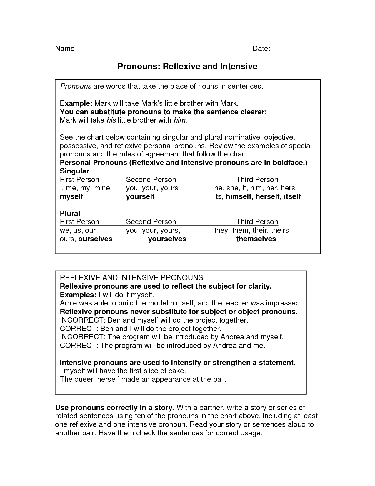 nouns-nominative-and-objective-case-worksheet-in-2022-nouns-simple-past-tense-antonym